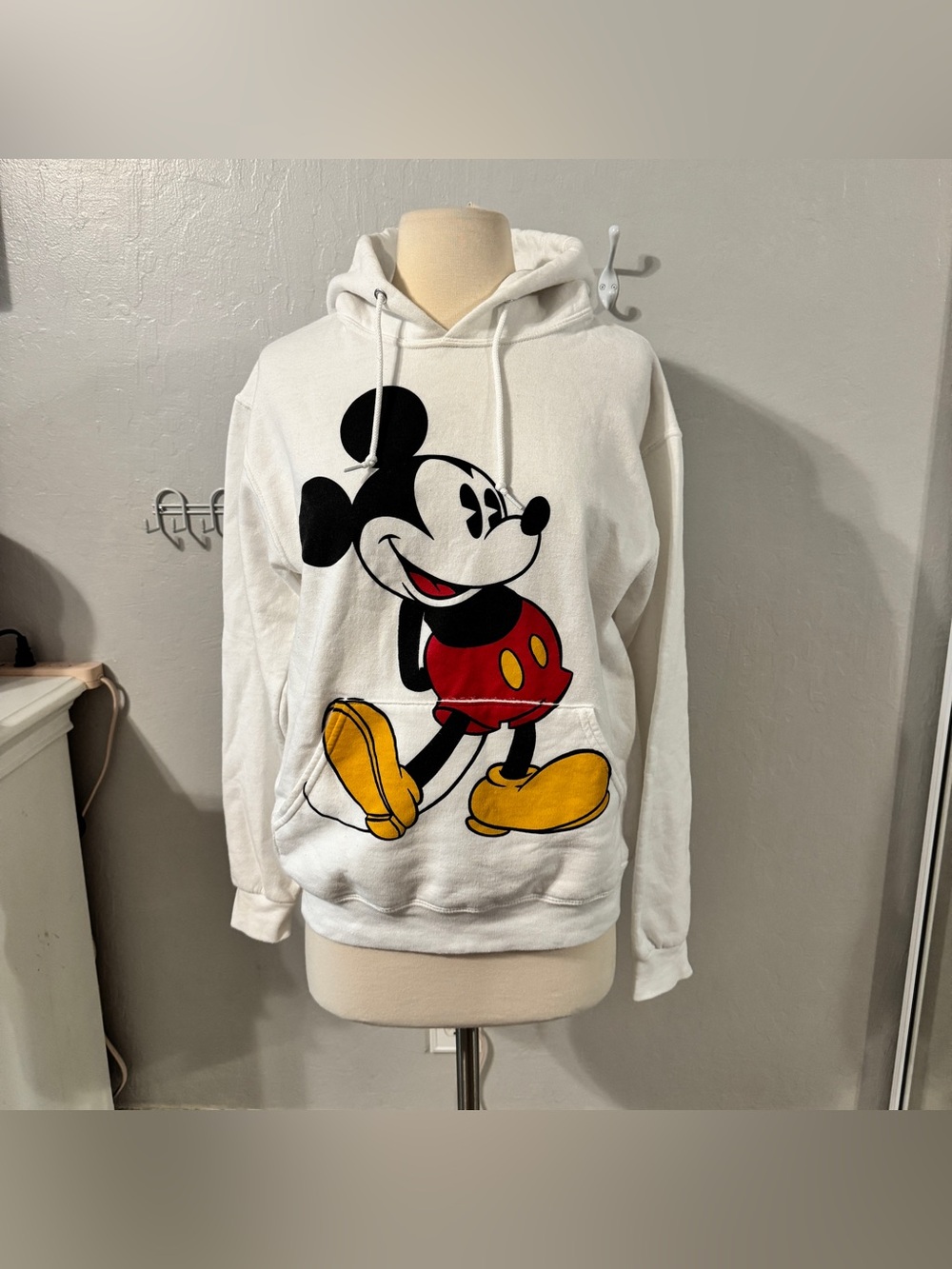 Mickey Mouse White Hoodie